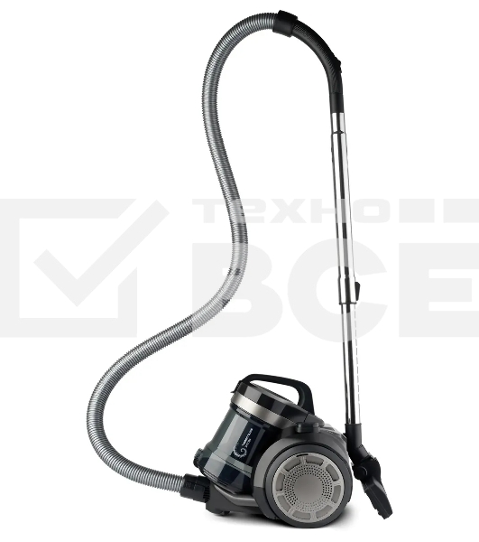 Пылесос Domfy DSB-VC502 черный, 350/2000 Вт, уборка сухая, пылесборник контейнер 2.5 л