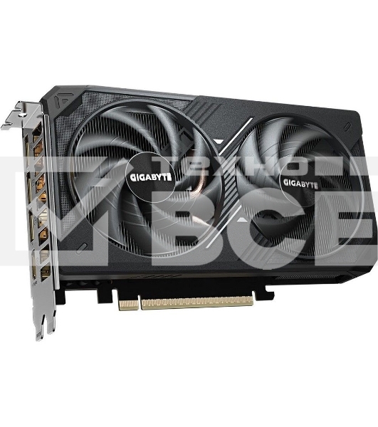 Видеокарта Gigabyte GeForce RTX 5060 Ti Windforce Max OC, NVIDIA RTX 5060 Ti, 8 ГБ GDDR7, 128 бит, PCI-e 5.0, 1xHDMI, 3xDP, 2587 МГц