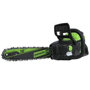 Цепная пила аккумуляторная GreenWorks GD60CS25, 60V, 40 см, бесщеточная, 2500 Вт, без АКБ и ЗУ (2008907)