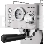 Кофеварка рожковая Maunfeld MF-721S PRO нержавеющая сталь, исп. кофе - молотый/чалды, 1.5 л, 1140 Вт, 15 Бар., фото15