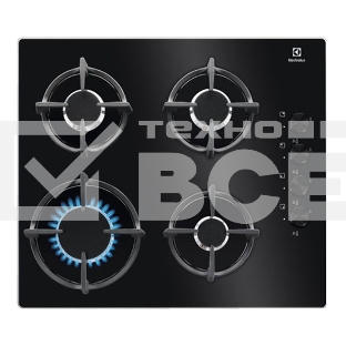 Газовая варочная поверхность Electrolux KGG6407K черный