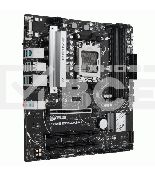 Материнская плата ASUS PRIME B650M-A II-CSM, AM5, AMD B650, 4xDDR5, 4xSATA, 2xM.2, 1xPCI-E 4.0 x16, 1x 2.5Gb LAN, 2xUSB-A 3.2 Gen 1, 2xUSB-A 3.2 Gen 2, 4xUSB 2.0, 1xDisplayPort, 1xHDMI, 1xVGA, 3x3.5 мм, 7.1, Micro-ATX