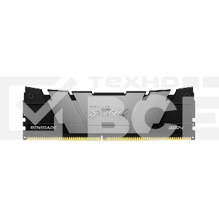 Оперативная память Kingston Fury Renegade Black, DDR4, 16GB (1x16GB), 3600MHz, CL16, с радиатором, черный
