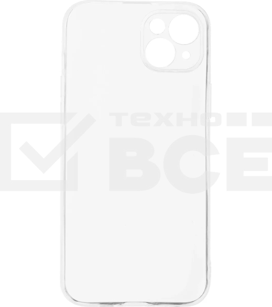 Чехол (клип-кейс) BoraSCO для Apple iPhone 15 Plus прозрачный