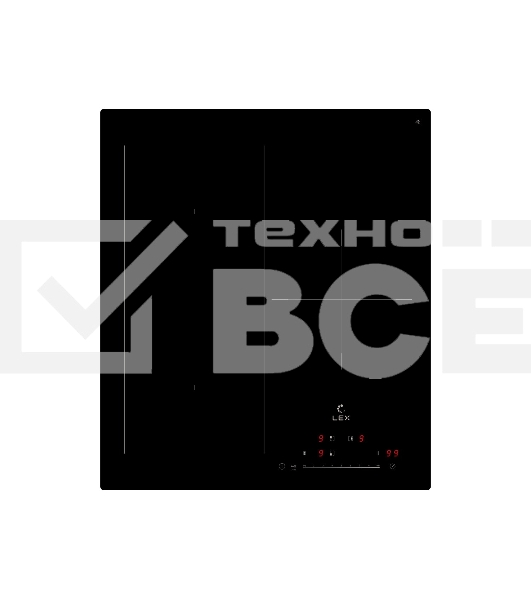 Индукционная варочная поверхность LEX EVI 431A BL