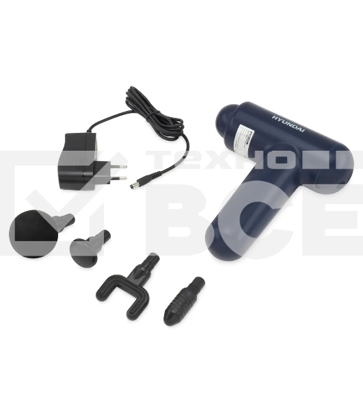 Массажер Hyundai H-MG900 30Вт синий/черный
