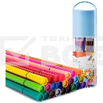 Фломастеры Deli EC156-24 ColoRun 24цв. пластиковая туба, фото 1