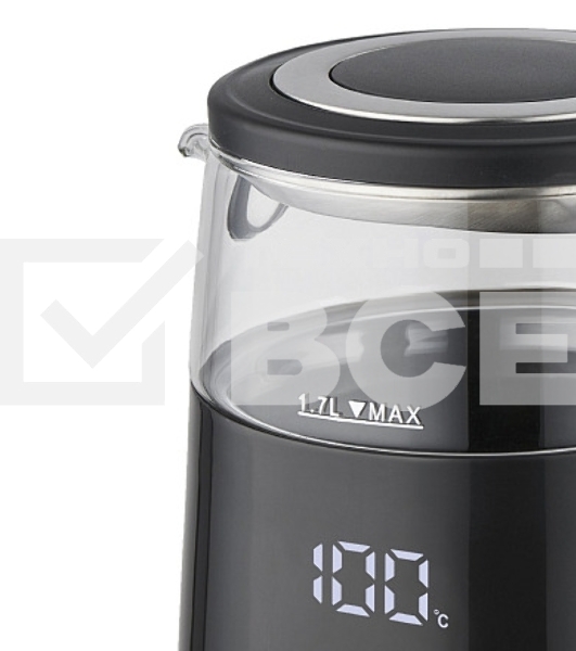 Чайник электрический Korting KWK 0907 G, 1.7л, стекло