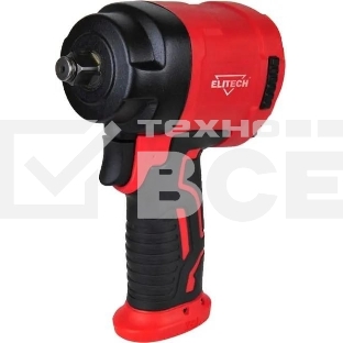 Гайковерт Elitech 0704.034100 142л/мин красный/черный