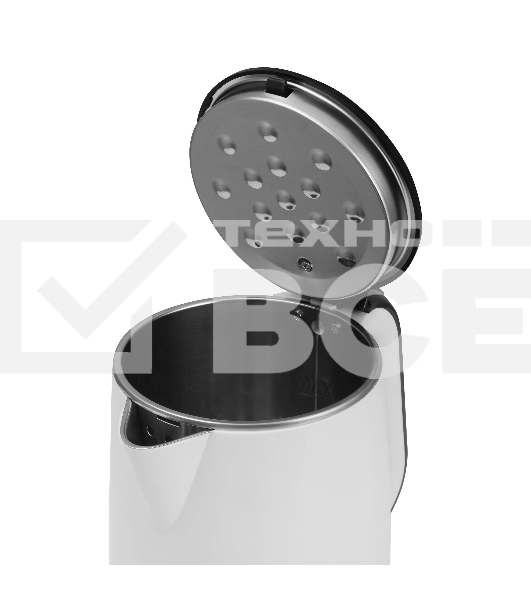 Чайник электрический Willmark WEK-2012PS белый/черный, 2.0 л, 2000 Вт