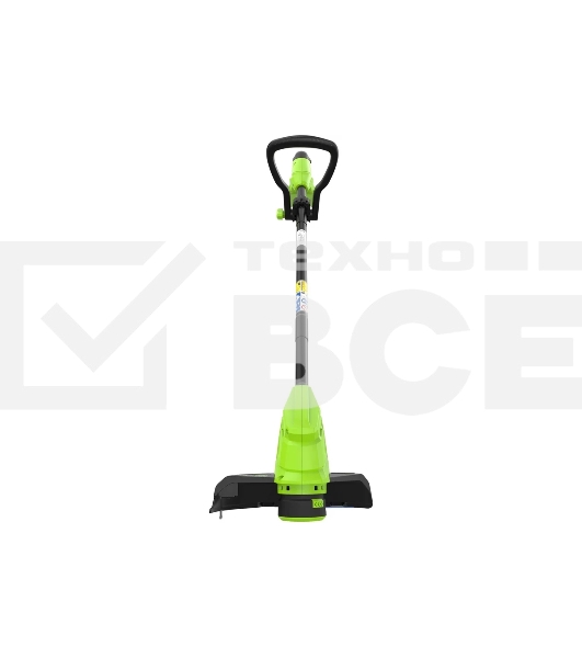 Триммер Greenworks 25 см, авт., 24V, с АБ 2 А.ч. и ЗУ слайдер 2,0А 2107207SA