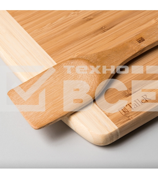 Доска разделочная TalleR TR-52204 с лопаткой, 29,5x34,5x1,9 см + 30,5 см