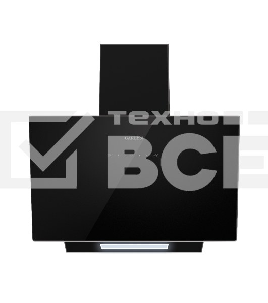 Вытяжка каминная Garlyn CH-60 черный управление: сенсорное (1 мотор)