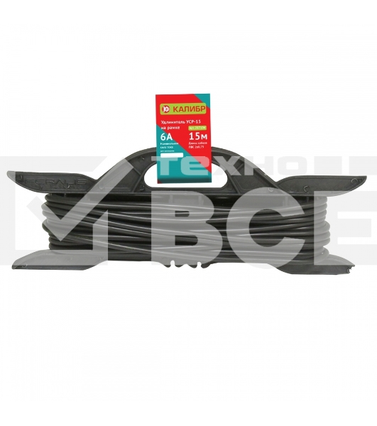 Удлинитель КАЛИБР на рамке УСР-15 (2х0,75)