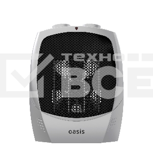 Тепловентилятор Oasis КS-15 черный/серый