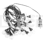 Гирлянда светод. уличная Funray Лампы SE-BB-10100WW, 10M, 100LED, теплый белый, IP65, черн.шн.,1,5м,, фото6