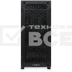Компьютерный корпус без блока питания Case HSPD M541, Mesh Mid Tower, черный, TG, 0.7 SPCC, no fans, ATX, mATX, mITX, 170/405/210мм, 2x2.5