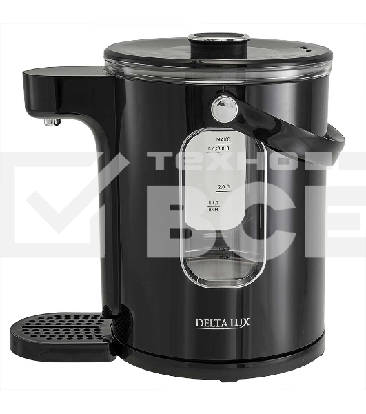 Чайник-термос DЕLTA LUX DE-1701 черный