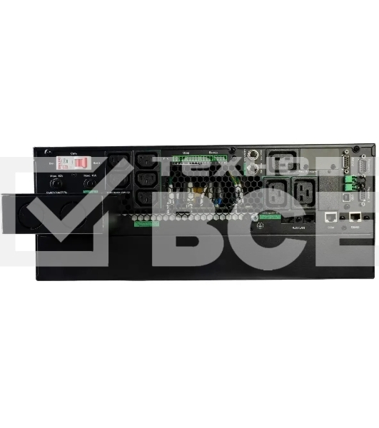 Источник бесперебойного питания SRTSE 2 поколения 6000 ВА/Вт, 4U,5 C13+3 C19,USB,RS-232,RS485,COM,сухие контакт,прлл резерв