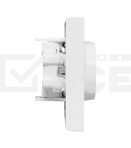 Розетка 2-м EKF UP1-SOW-210 СП Эпика 16А с заземл. без защ. шторок с рамкой механизм бел.