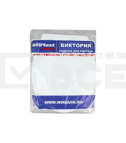 Сиденье для унитаза Виктория белое