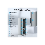 Док-станция Vention TPJH0-EU, USB Type-C, HDMI/VGA/USB/RJ45/SD/3.5мм/PD/DC, USB Type-C, фото12