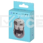 Мышь проводная Oklick 385M черный, 1000 dpi, USB, кнопки - 3, фото5