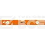 Уровень алюминиевый Sparta 400 мм, 3 глазка, желтый, линейка, фото 1