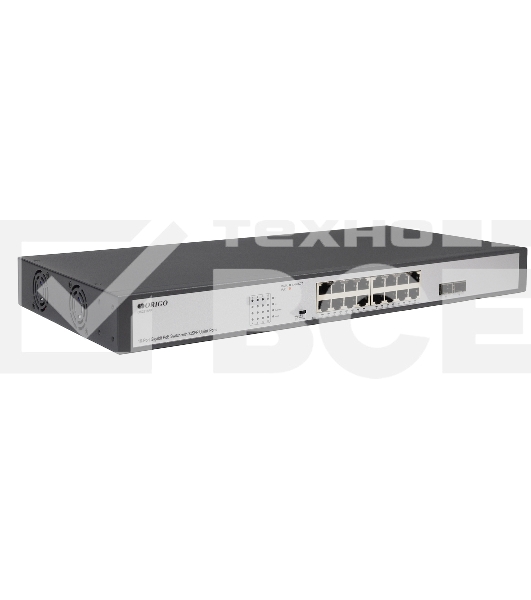 Коммутатор Unmanaged Switch 16x1000Base-T PoE, 2x1000Base-X SFP, PoE Budget 200W, Long-range PoE up to 250m, 19