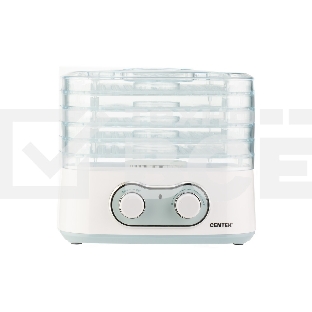 Сушилка для овощей Centek CT-1659 (белый), ОБЪЕМ 5 л, 270Вт, 5 поддонов, механическое управление
