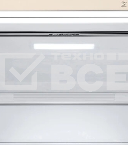 Холодильник LG GC-B459AEMW бежевый двухкамерный 234/110л морозилка снизу