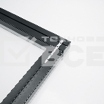 Светильник светодиодный Feron AL4020 ДПО-24вт 6500К 2400Лм линейный рассеиватель матовый в алюминиевом корпусе черный, фото5