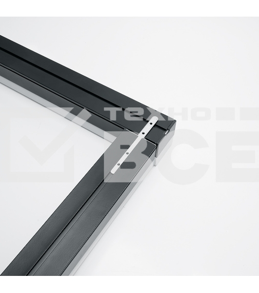 Светильник светодиодный Feron AL4020 ДПО-24вт 6500К 2400Лм линейный рассеиватель матовый в алюминиевом корпусе черный