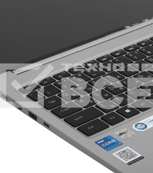 Ноутбук Tecno Megabook T16 серебристый 2024 i7-13620H 32Gb SSD 1Tb Intel UHD Graphics 16 WUXGA IPS Cam 75Вт*ч Win11