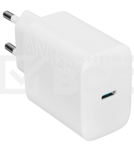 Сетевое зарядное устройсто Anker 20W with USB-C Cable White