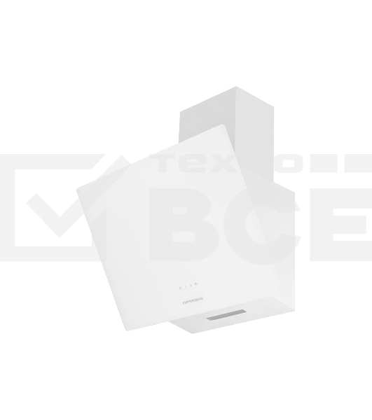 Вытяжка наклонная Kuppersberg F 605 W белый, 59.7 см, 1300 куб. м/ч, 48 дБ