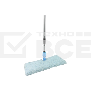 Швабра HAPPY PANDA HP-M06 телескопическая, 120 см, с насадкой микрофибра