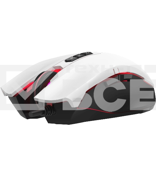 Мышь проводная A4Tech Bloody ES7 белый, 6000 dpi, USB, кнопки - 8