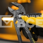 Клещи переставные Denzel кнопочный механизм, обливные рукоятки, сантехнические, 250 мм, фото8