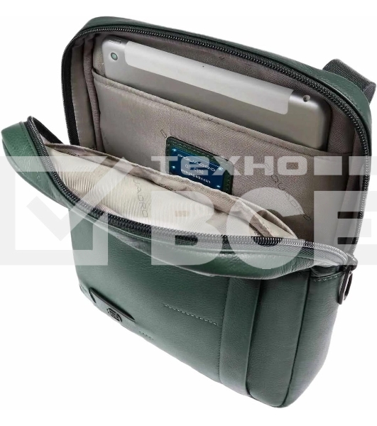 Сумка мужская Piquadro Russel CA1816W137/VE хаки натур.кожа