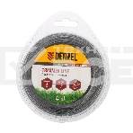 Леска для триммера Denzel двухкомпонентная квадрат 2,0мм 15 м EXTRA CORD 96124, фото3