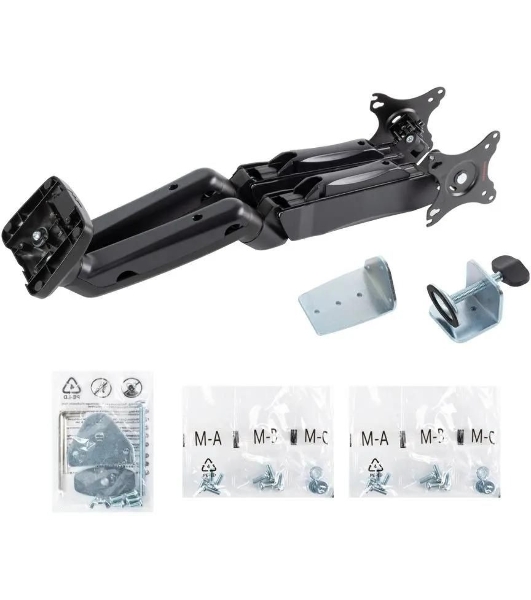 Кронштейн для мониторов Arm Media LCD-T22 черный 15'-32' макс.14кг настольный поворот и наклон верт.перемещ.