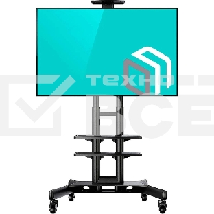 Стойка для телевизора с кронштейном ONKRON TS1552 40'-70', мобильная, черный