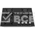 Газовая варочная панель Maunfeld EGHG.64.23CB/G, 4 конфорки, закаленное стекло, черный, фото8