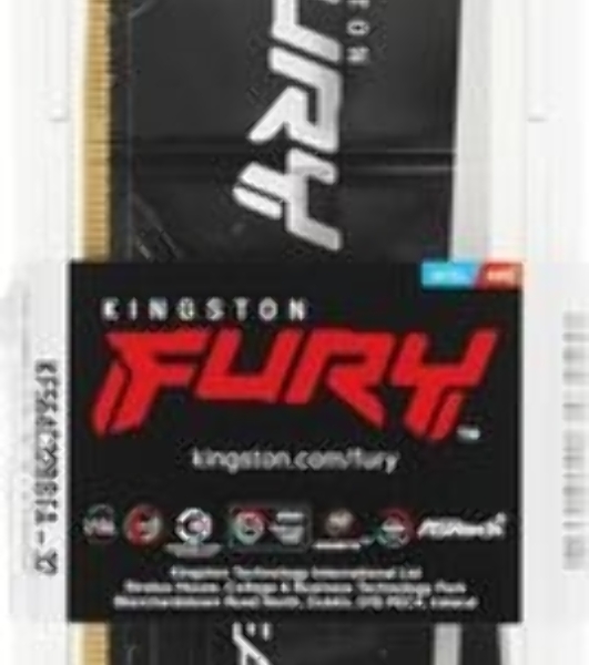 Оперативная память Kingston Fury Beast RGB, DDR5, 32GB (1x32GB), 6400 MHz, CL32, с радиатором, RGB, черный