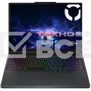 Ноутбук Lenovo Legion Pro 5 16AFR10 Ryzen 9 9955HX 32Gb SSD1Tb NVIDIA GeForce RTX 5070 8Gb 16' OLED WQXGA (2560x1600) без ОС black WiFi BT Cam (83F2000BRK)