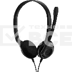 Гарнитура EPOS PC 8 чёрный, проводная, USB, подвижный микрофон, выключение микрофона, фото 1