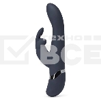 Тёмно-синий вибратор Oh My USB Rechargeable Rabbit Vibrator - 25,4 см., фото7