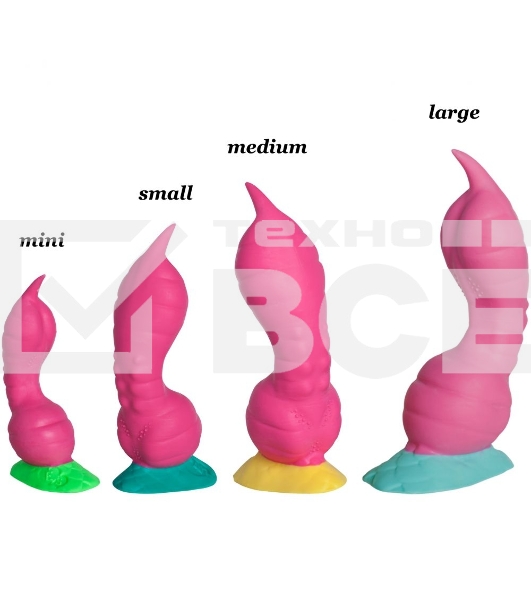 Розовый фаллоимитатор Крок Large - 26 см.