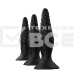 Комплект из 3-х анальных пробок Ego stick ESP-012 black, фото8